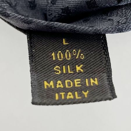  LOUIS VUITTON ルイヴィトン ドット柄  グレー シルク100% Size L