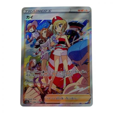  ポケモン ポケカ カイ 236/172 SAR
