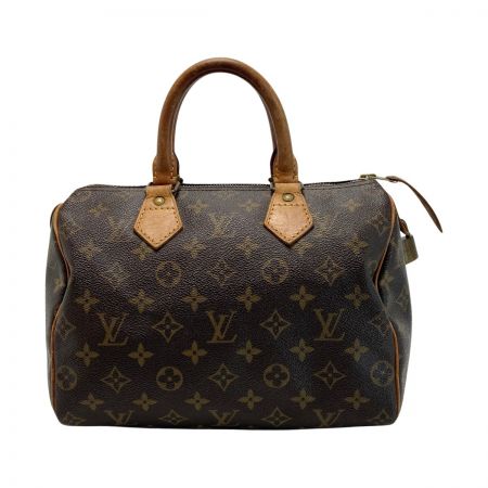  LOUIS VUITTON ルイヴィトン モノグラム スピーディ25 M41528 ハンドバッグ パドロック有