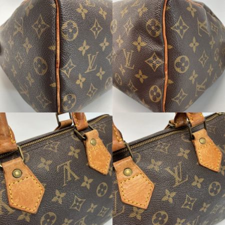  LOUIS VUITTON ルイヴィトン モノグラム スピーディ25 M41528 ハンドバッグ パドロック有
