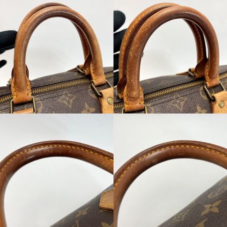  LOUIS VUITTON ルイヴィトン モノグラム スピーディ25 M41528 ハンドバッグ パドロック有