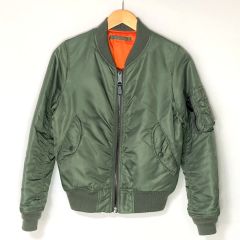  AVIREX アビレックス フライトジャケット 6252038 カーキ サイズ M レディース Bランク