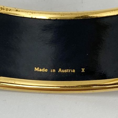  HERMES エルメス エマイユGM バングル メッキ 七宝焼き インディアン ブレスレット