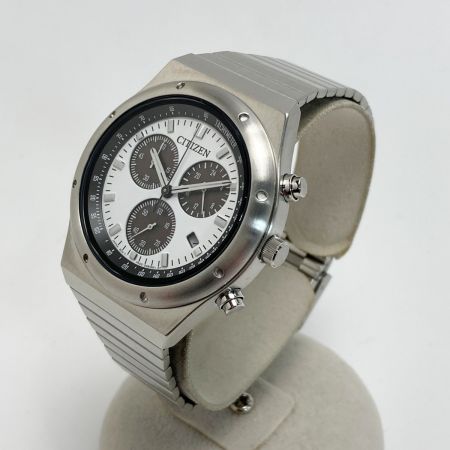  CITIZEN シチズン エコドライブ クロノグラフ H500-006CS08 ホワイト ソーラー メンズ 腕時計 Eco-Drive