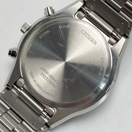  CITIZEN シチズン エコドライブ クロノグラフ H500-006CS08 ホワイト ソーラー メンズ 腕時計 Eco-Drive