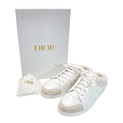 ☆☆ Christian Dior クリスチャンディオール Dior Star スニーカー 38(25cm相当) KCK369VES09 ホワイト 箱有 Bランク