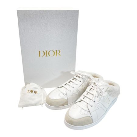  Christian Dior クリスチャンディオール Dior Star スニーカー 38(25cm相当) KCK369VES09 ホワイト 箱有