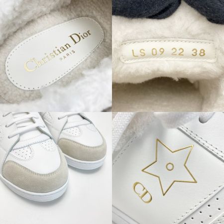  Christian Dior クリスチャンディオール Dior Star スニーカー 38(25cm相当) KCK369VES09 ホワイト 箱有