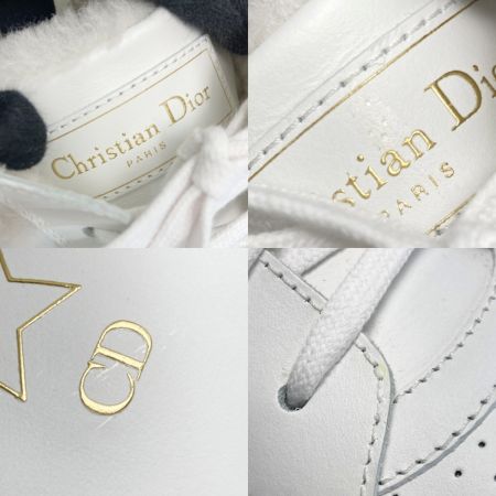  Christian Dior クリスチャンディオール Dior Star スニーカー 38(25cm相当) KCK369VES09 ホワイト 箱有