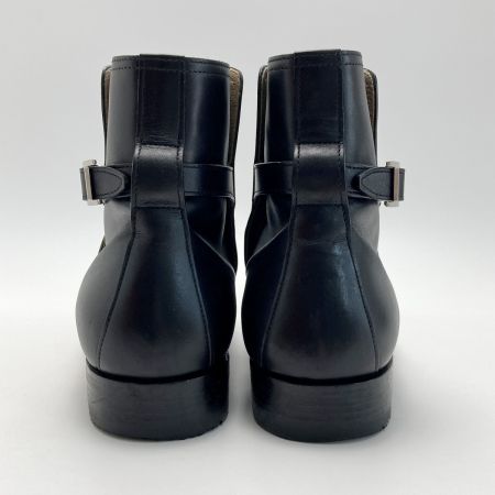  HERMES エルメス Hバックル ショートブーツ 41½（26.5cm相当） ブラック レザー 靴