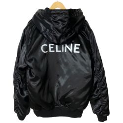 ☆☆ CELINE セリーヌ ボンバージャケット サテンナイロン 048S 2W749 38NO ブラック メンズ衣料  Cランク