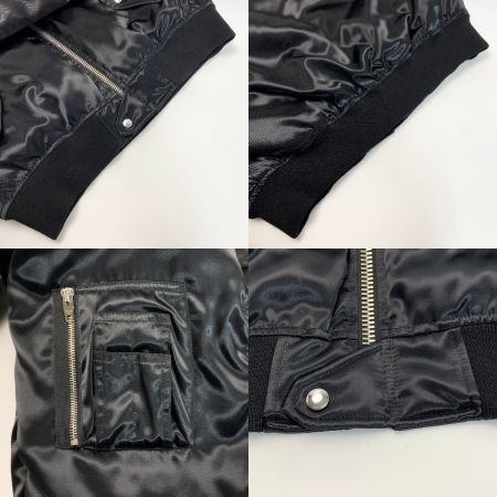  CELINE セリーヌ ボンバージャケット サテンナイロン 048S 2W749 38NO ブラック メンズ衣料 