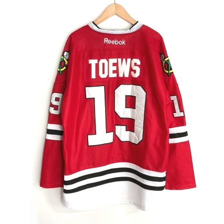  REEBOK リーボック NHL ブラックホークス ホッケーシャツ CCM サイズ 52 NHLﾌﾞﾗｯｸﾎｰｸｽ レッド