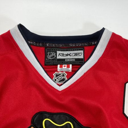  REEBOK リーボック NHL ブラックホークス ホッケーシャツ CCM サイズ 52 NHLﾌﾞﾗｯｸﾎｰｸｽ レッド