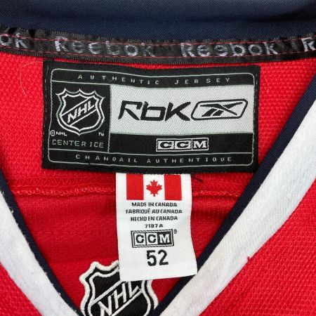  REEBOK リーボック NHL ブラックホークス ホッケーシャツ CCM サイズ 52 NHLﾌﾞﾗｯｸﾎｰｸｽ レッド