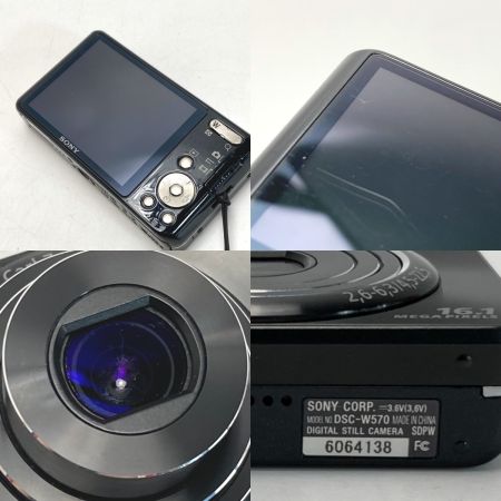  SONY ソニー サイバーショット DSC-W570 コンパクトデジタルカメラ 充電器付き