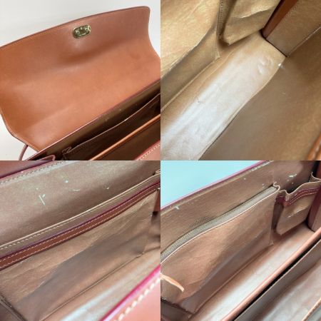  ITAGAKI イタガキ フラオエンバッグ キャメル ショルダーバッグ ワンショルダー レザー