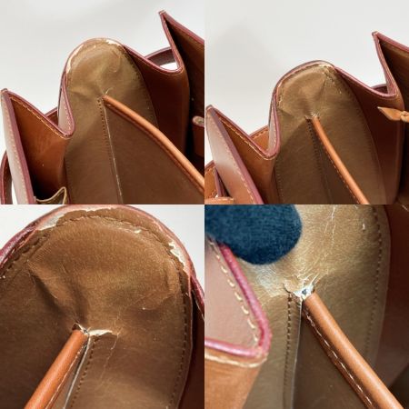  ITAGAKI イタガキ フラオエンバッグ キャメル ショルダーバッグ ワンショルダー レザー