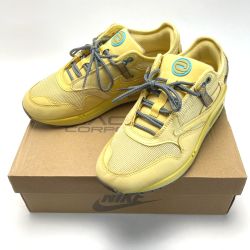 ☆☆ NIKE ナイキ Travis Scott × Nike Air Max 1 CACT.US Gold Do9392 700 イエロー スニーカー  SIZE 28cm メンズ 箱付き Bランク