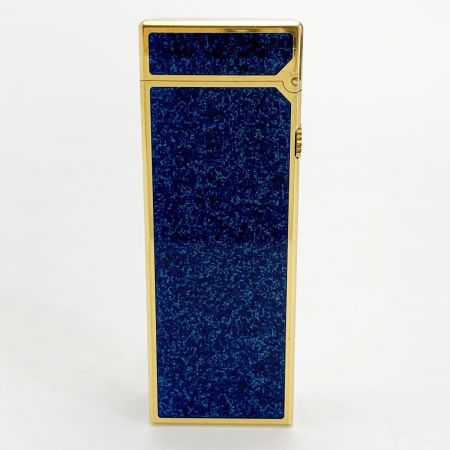  dunhill ダンヒル ダンヒル ブルー系×ゴールド系  ローラーガスライター 箱有