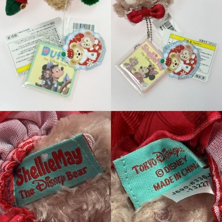   ディズニー 2013クリスマス ダッフィー＆シェリーメイ ぬいぐるみバッジ