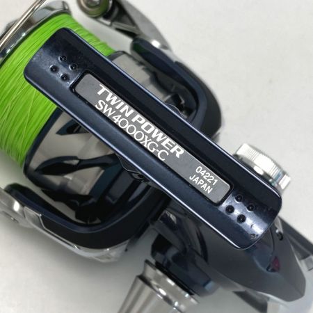  SHIMANO シマノ 21 ツインパワー SW4000XG 04221 スピニングリール 箱付き