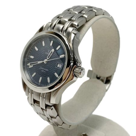  OMEGA オメガ シーマスター120 デイト Ref.2571.81.00  腕時計 クォーツ レディース保証書付き