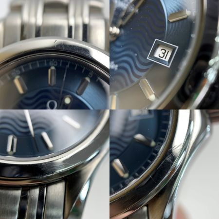  OMEGA オメガ シーマスター120 デイト Ref.2571.81.00  腕時計 クォーツ レディース保証書付き