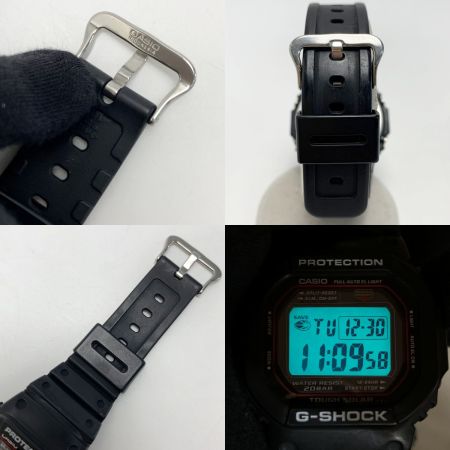 CASIO カシオ G-SHOCK  G-5600-1JF ブラック ソーラー充電 ラバー