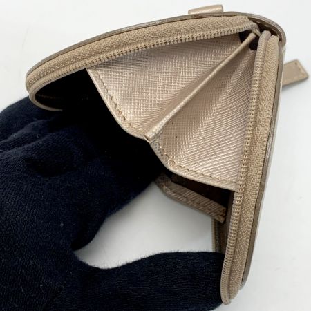  Salvatore Ferragamo サルヴァトーレフェラガモ KB-22 B004 シャンパンゴールド 財布 コインケース 箱有