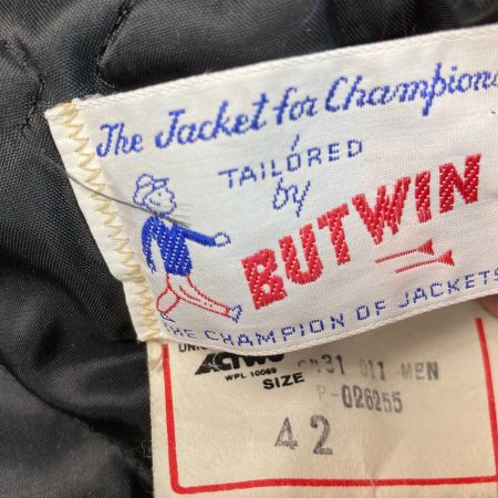  butwin スタジャン ジャケット SOUTH 74 BRONX グリーン サイズ 42 メンズ