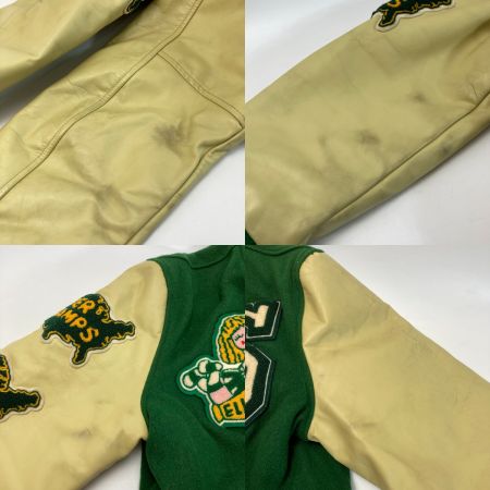  butwin スタジャン ジャケット SOUTH 74 BRONX グリーン サイズ 42 メンズ