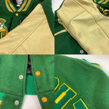  butwin スタジャン ジャケット SOUTH 74 BRONX グリーン サイズ 42 メンズ