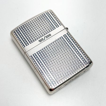  ZIPPO ジッポー ライター 2016年製 限定200個 純銀メタル インゴット INGOT
