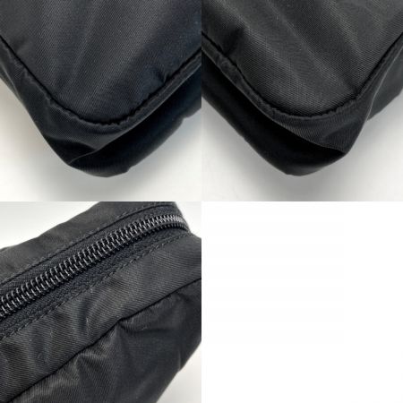  PRADA プラダ ナイロン PCバッグ パソコンケース ブラック クラッチバッグ 三角ロゴプレート