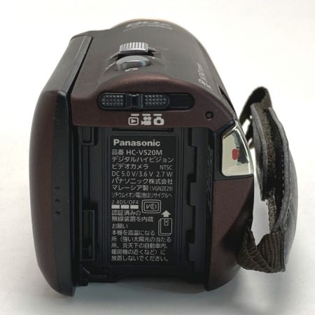  Panasonic パナソニック HC-V520M ブラウン デジタルビデオカメラ 箱付き