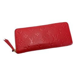 ☆☆ LOUIS VUITTON ルイヴィトン モノグラムアンプラント ポルトフォイユ・クレマンス M63698 レディース 長財布 Cランク