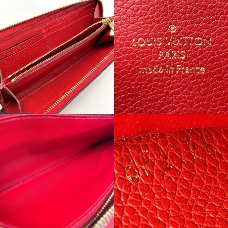  LOUIS VUITTON ルイヴィトン モノグラムアンプラント ポルトフォイユ・クレマンス M63698 レディース 長財布