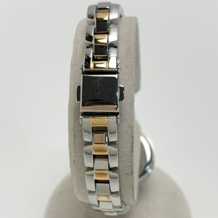  SEIKO セイコー 電波ソーラー ステンレススチール SWFH090 シルバー/ゴールド 腕時計 レディース