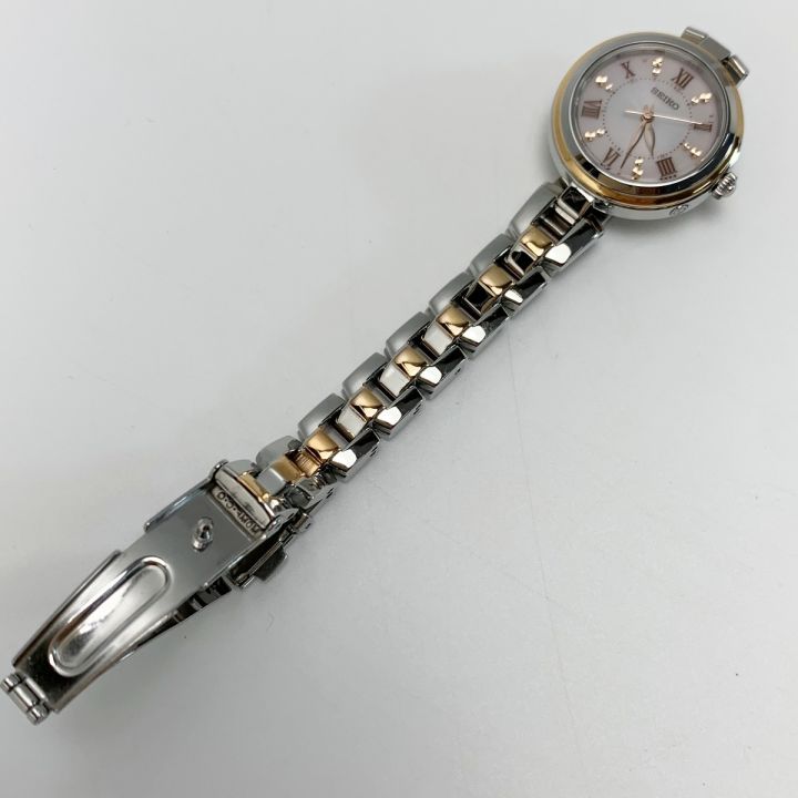 SEIKO セイコー 電波ソーラー ステンレススチール SWFH090 シルバー