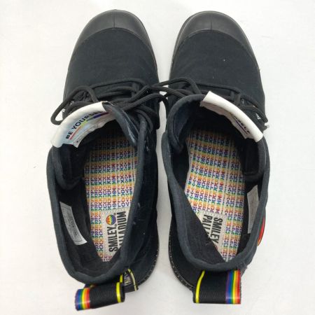  PALLADIUM SMILEY ハイカットスニーカー レインボー 76881-008-M ブラック UK9 28cm メンズ