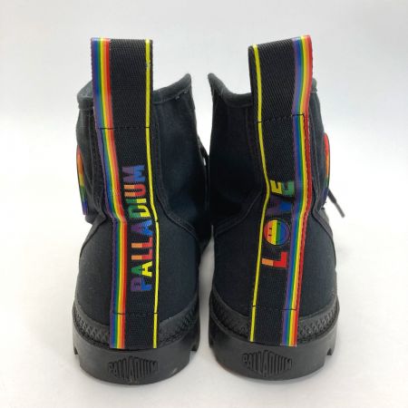  PALLADIUM SMILEY ハイカットスニーカー レインボー 76881-008-M ブラック UK9 28cm メンズ