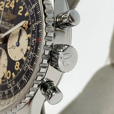  BREITLING ブライトリング ナビタイマー コスモノート クロノグラフ A12022 ブラック 手巻き メンズ 腕時計 COSMONAUTE