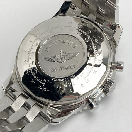  BREITLING ブライトリング ナビタイマー コスモノート クロノグラフ A12022 ブラック 手巻き メンズ 腕時計 COSMONAUTE