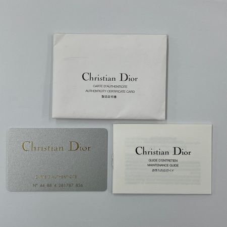  Christian Dior クリスチャンディオール ハンドバッグ　カナージュ レディディオール RU1011 ブラック GD金具