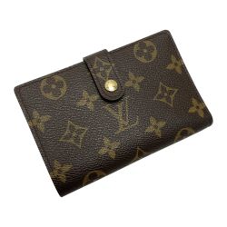 ☆☆ LOUIS VUITTON ルイヴィトン モノグラム ポルトモネ ビエ ヴィエノワ M61663 がま口 2つ折り財布 Bランク