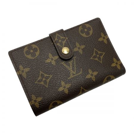  LOUIS VUITTON ルイヴィトン モノグラム ポルトモネ ビエ ヴィエノワ M61663 がま口 2つ折り財布