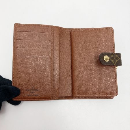  LOUIS VUITTON ルイヴィトン モノグラム ポルトモネ ビエ ヴィエノワ M61663 がま口 2つ折り財布