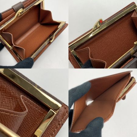  LOUIS VUITTON ルイヴィトン モノグラム ポルトモネ ビエ ヴィエノワ M61663 がま口 2つ折り財布