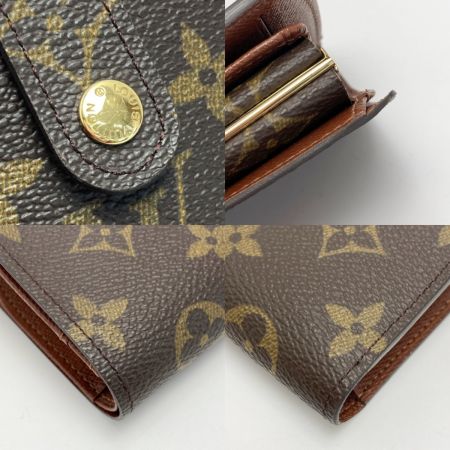  LOUIS VUITTON ルイヴィトン モノグラム ポルトモネ ビエ ヴィエノワ M61663 がま口 2つ折り財布